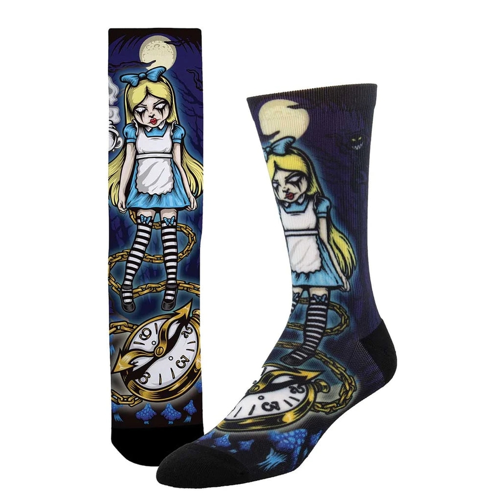 Alice in Wonderland inspired socks